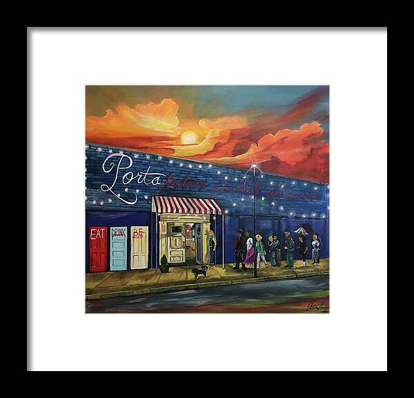 Porta Framed Print featuring the painting After the Storm there is Always Porta by Patricia Arroyo