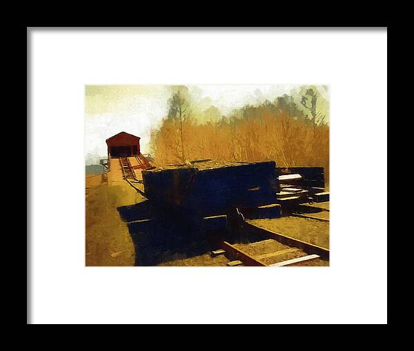 Tipple Framed Print featuring the mixed media Afternoon on the Tipple by Christopher Reed