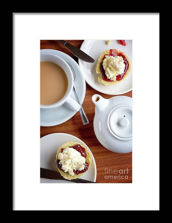 Tea Framed Print featuring the photograph Afternoon tea by Jane Rix