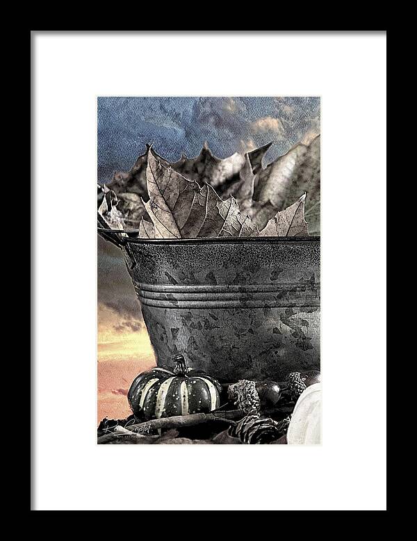 Leaves Framed Print featuring the photograph Against An Autumn Sky by Rene Crystal