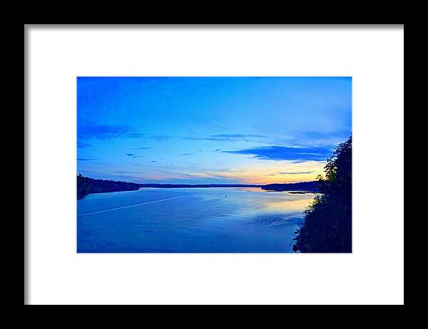 Landscape Framed Print featuring the photograph Agate Passage by Bill TALICH