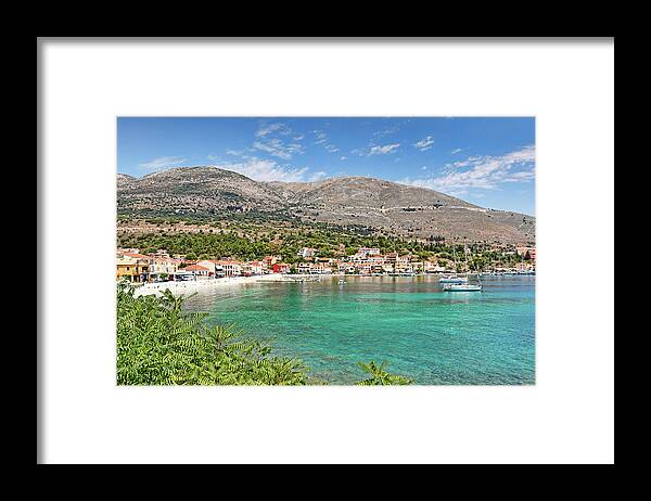 Agia Framed Print featuring the photograph Agia Efimia in Kefalonia, Greece by Constantinos Iliopoulos