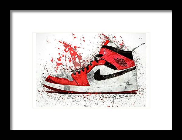 Air Jordan Basketball Shoes Print. Michael Jordan Great Gift Idea