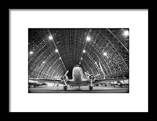 Airplane Framed Print featuring the photograph Airplane in Tilllamook by Mike Bergen