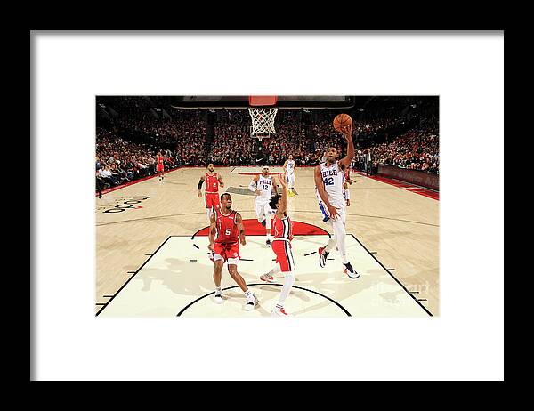 Nba Pro Basketball Framed Print featuring the photograph Al Horford by Cameron Browne