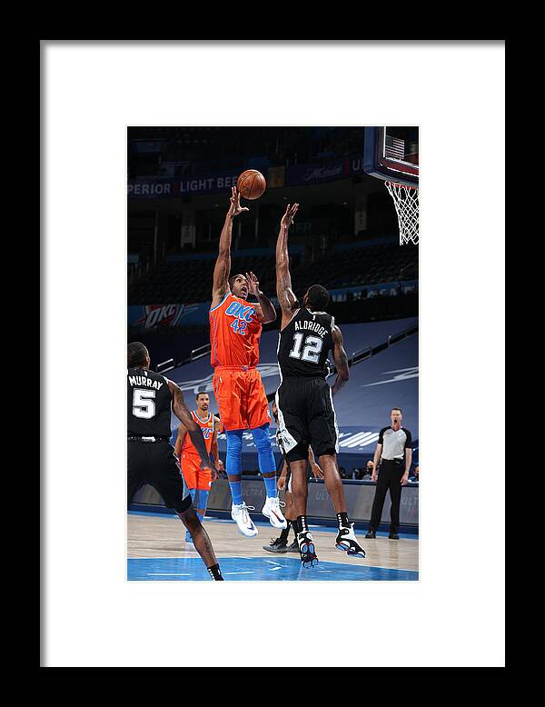 Nba Pro Basketball Framed Print featuring the photograph Al Horford by Zach Beeker
