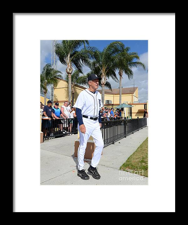 People Framed Print featuring the photograph Al Kaline by Mark Cunningham