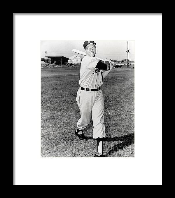 American League Baseball Framed Print featuring the photograph Al Kaline by National Baseball Hall Of Fame Library