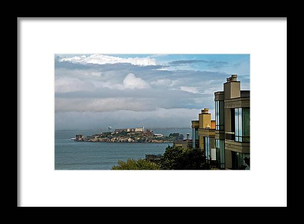 Alcatraz Island Framed Print featuring the photograph Alacatraz, San Francisco by Robert Dann