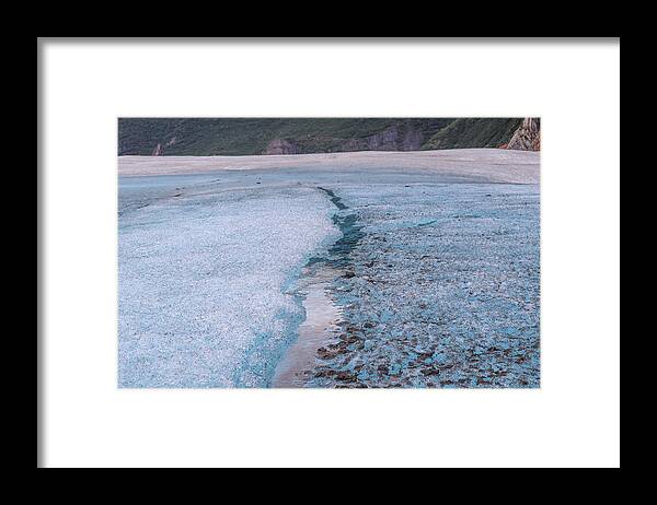 Alaska Framed Print featuring the photograph Alaska Glacial Streaming by Ed Williams