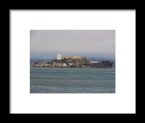  Framed Print featuring the photograph Alcatraz Island by Heather E Harman