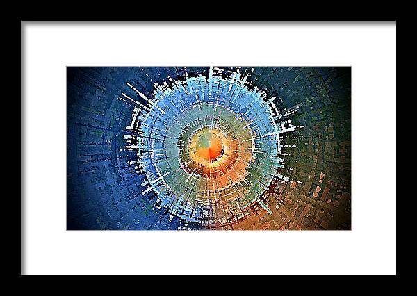 Star Framed Print featuring the digital art Alectrona by David Manlove
