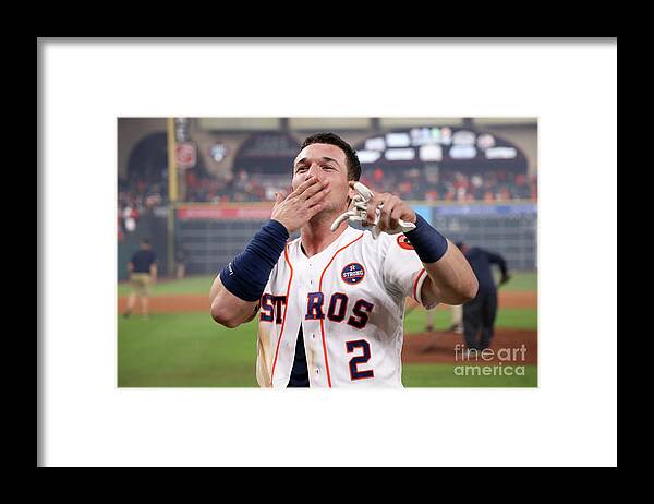 Alex Bregman Framed Print featuring the photograph Alex Bregman by Christian Petersen