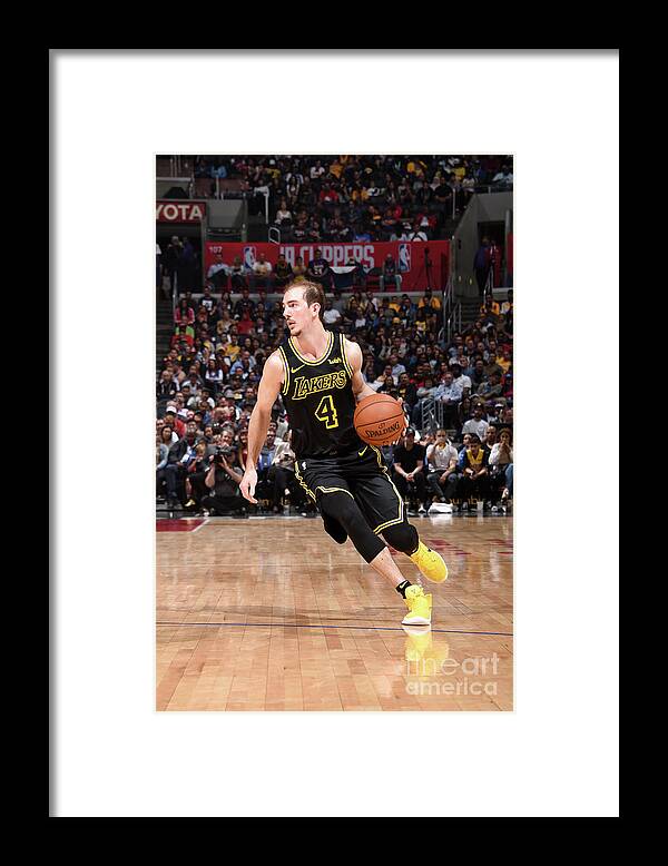 Sports Ball Framed Print featuring the photograph Alex Caruso by Adam Pantozzi