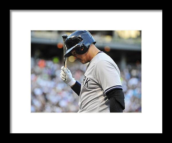 Alex Rodriguez Framed Print featuring the photograph Alex Rodriguez by David Banks