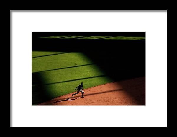 American League Baseball Framed Print featuring the photograph Alexei Ramirez by Tom Pennington