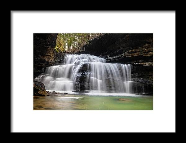 Waterfall Framed Print featuring the photograph All About Waterfalls by Jordan Hill