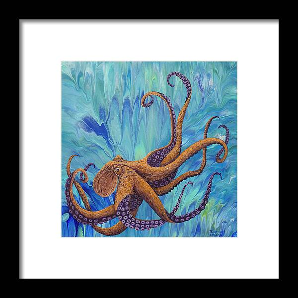Animal Framed Print featuring the painting All Arms by Darice Machel McGuire