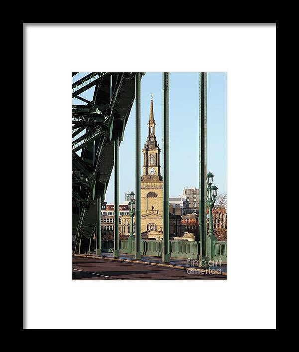 Church Framed Print featuring the photograph All Saints church Newcastle by Bryan Attewell