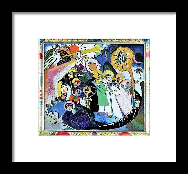 All Saints Day Framed Print featuring the painting All Saints Day - Digital Remastered Edition by Wassily Kandinsky