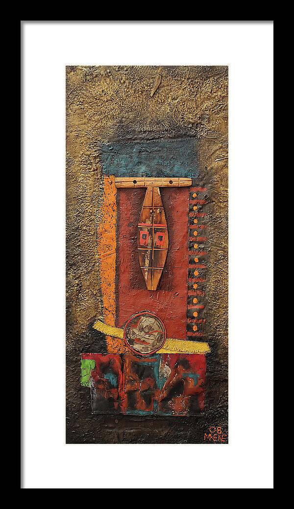 African Art Framed Print featuring the painting All Systems Go by Michael Nene