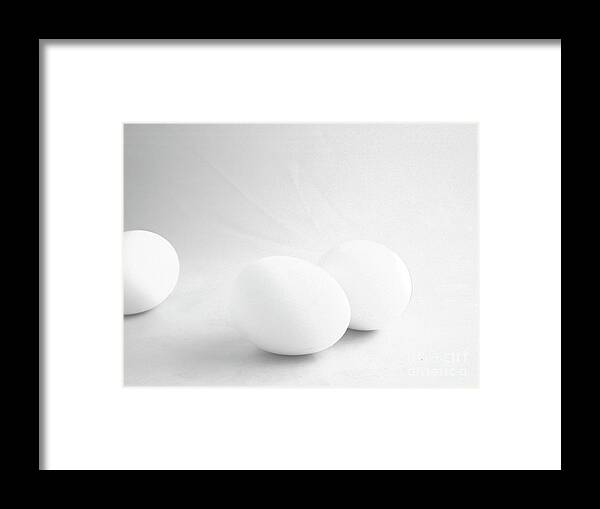 Eggs Framed Print featuring the photograph Almost a Trio by Kae Cheatham