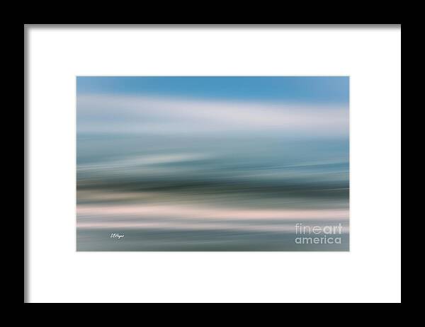 Impressions Framed Print featuring the photograph Altered Reality 44 - Impressionistic Sea Scene by DB Hayes
