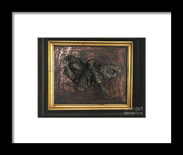 Sculpture Framed Print featuring the drawing Always Pompeii by M Bellavia