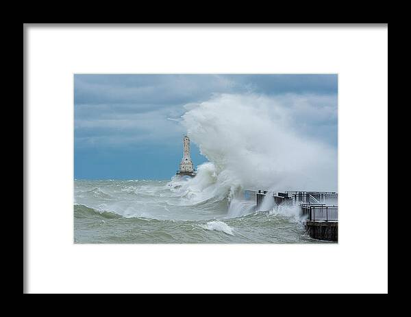 Sea Framed Print featuring the photograph Amazing Beautiful and Powerful by James Meyer