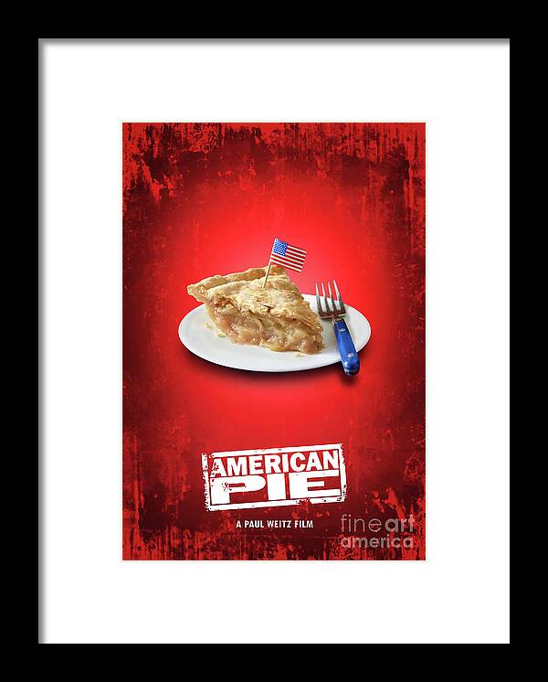 Movie Poster Framed Print featuring the digital art American Pie by Bo Kev
