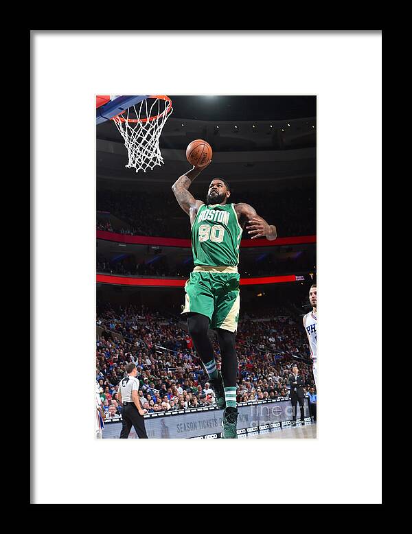 Nba Pro Basketball Framed Print featuring the photograph Amir Johnson by Jesse D. Garrabrant