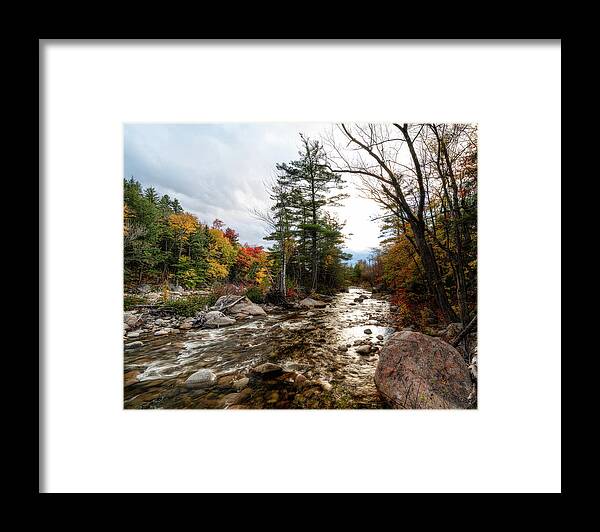 New Framed Print featuring the photograph An Afternoon on the Pemigewasset by William Dickman