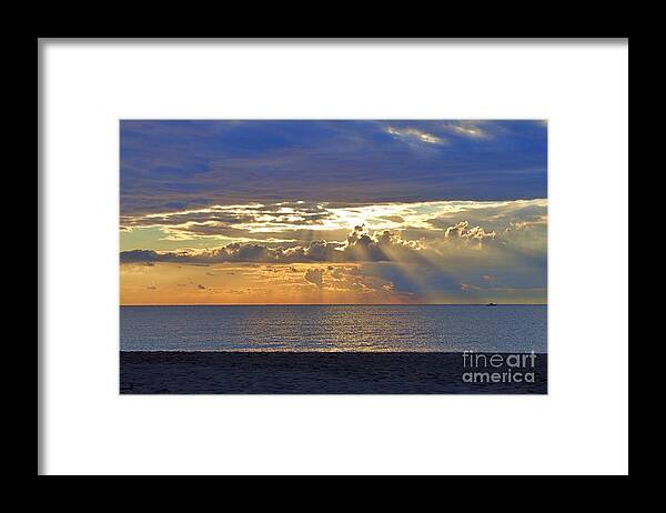 Andalusia Framed Print featuring the photograph Andalusia Sunset 2 by Yvonne M Smith
