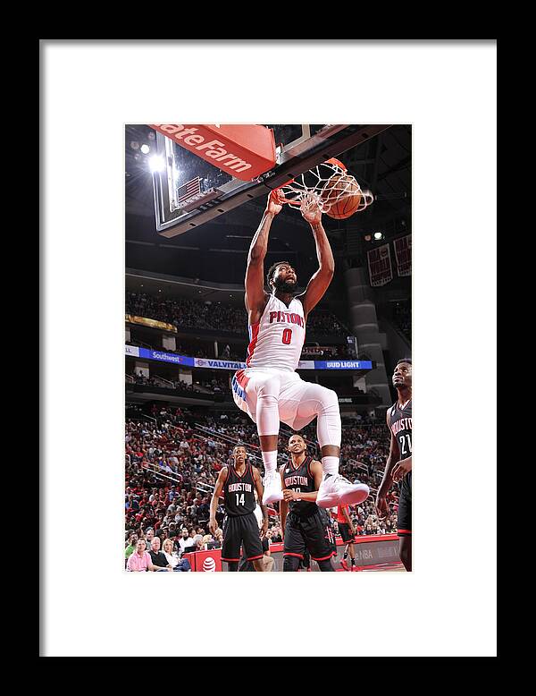 Nba Pro Basketball Framed Print featuring the photograph Andre Drummond by Bill Baptist
