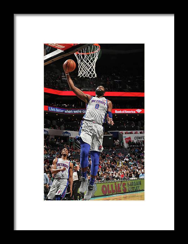Nba Pro Basketball Framed Print featuring the photograph Andre Drummond by Kent Smith