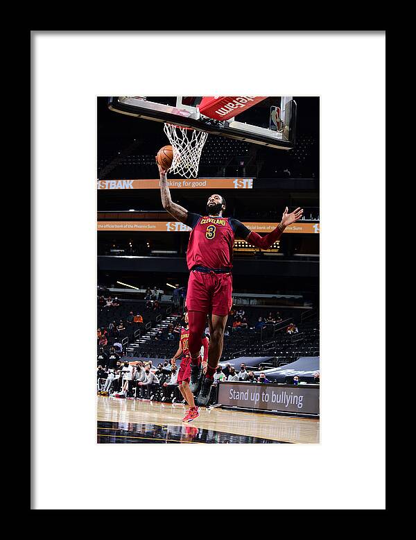 Andre Drummond Framed Print featuring the photograph Andre Drummond by Michael Gonzales