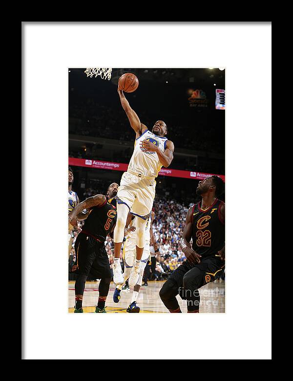Nba Pro Basketball Framed Print featuring the photograph Andre Iguodala by David Sherman
