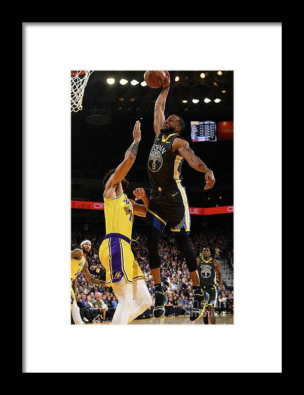 Nba Pro Basketball Framed Print featuring the photograph Andre Iguodala by Garrett Ellwood