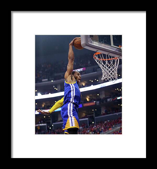 Playoffs Framed Print featuring the photograph Andre Iguodala by Stephen Dunn