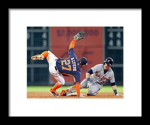 Andrew Romine Framed Print featuring the photograph Andrew Romine by Bob Levey