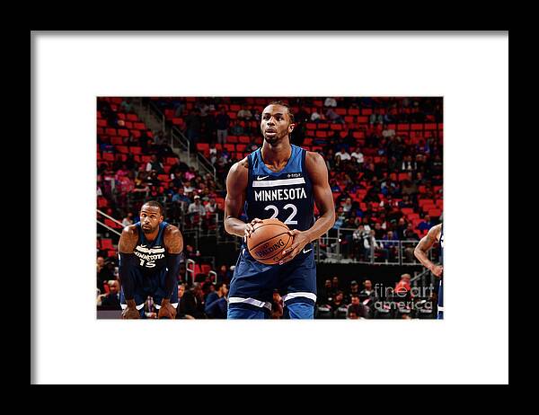 Nba Pro Basketball Framed Print featuring the photograph Andrew Wiggins by Chris Schwegler