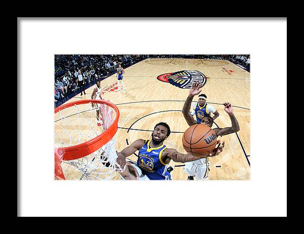 Smoothie King Center Framed Print featuring the photograph Andrew Wiggins by Layne Murdoch Jr.