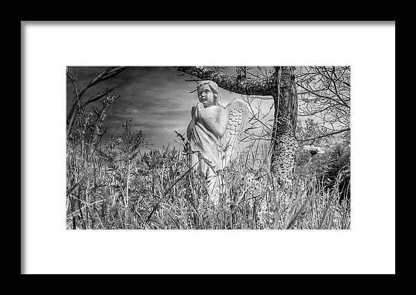 Angel Framed Print featuring the photograph Angel for Nature by Ivars Vilums