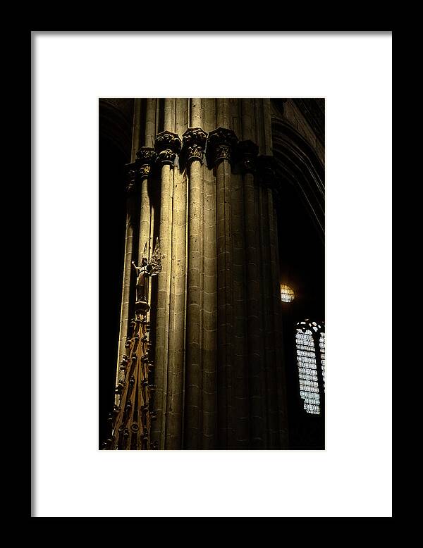 Angel Framed Print featuring the photograph Angel of darkness by Micah Offman