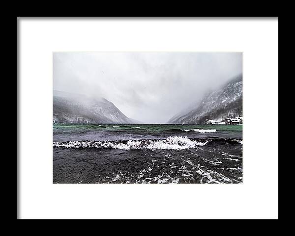 Lake Framed Print featuring the photograph Angry Willoughby Wide Angle by Tim Kirchoff