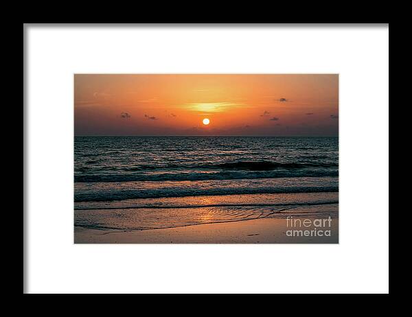 Anna Framed Print featuring the photograph Anna Maria Island Florida Sunset by Beachtown Views