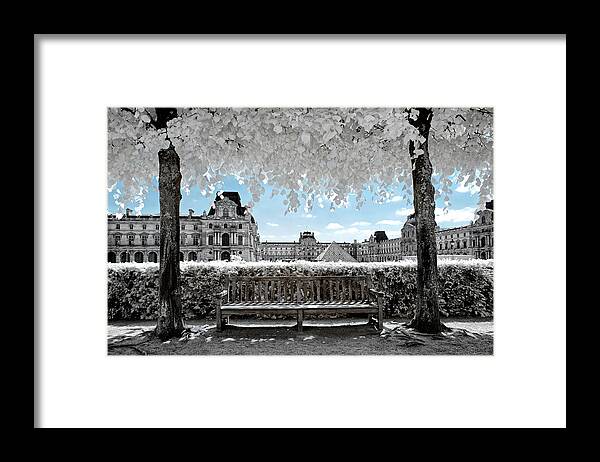 Paris Framed Print featuring the photograph Another Look - Frozen Paris by Philippe HUGONNARD