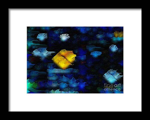 Stars Framed Print featuring the painting Another Starry Starry Vincent Van Gogh Social Distance Night Number 2 by Aberjhani