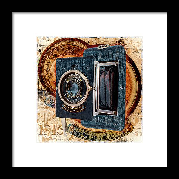 Kodak Framed Print featuring the digital art Ansco No. 0 Vest Pocket by Anthony Ellis