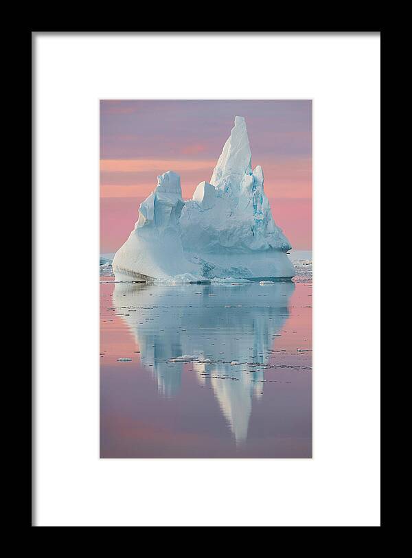 Antarctica Framed Print featuring the photograph Antarctic Pastels by Andrew Dickman